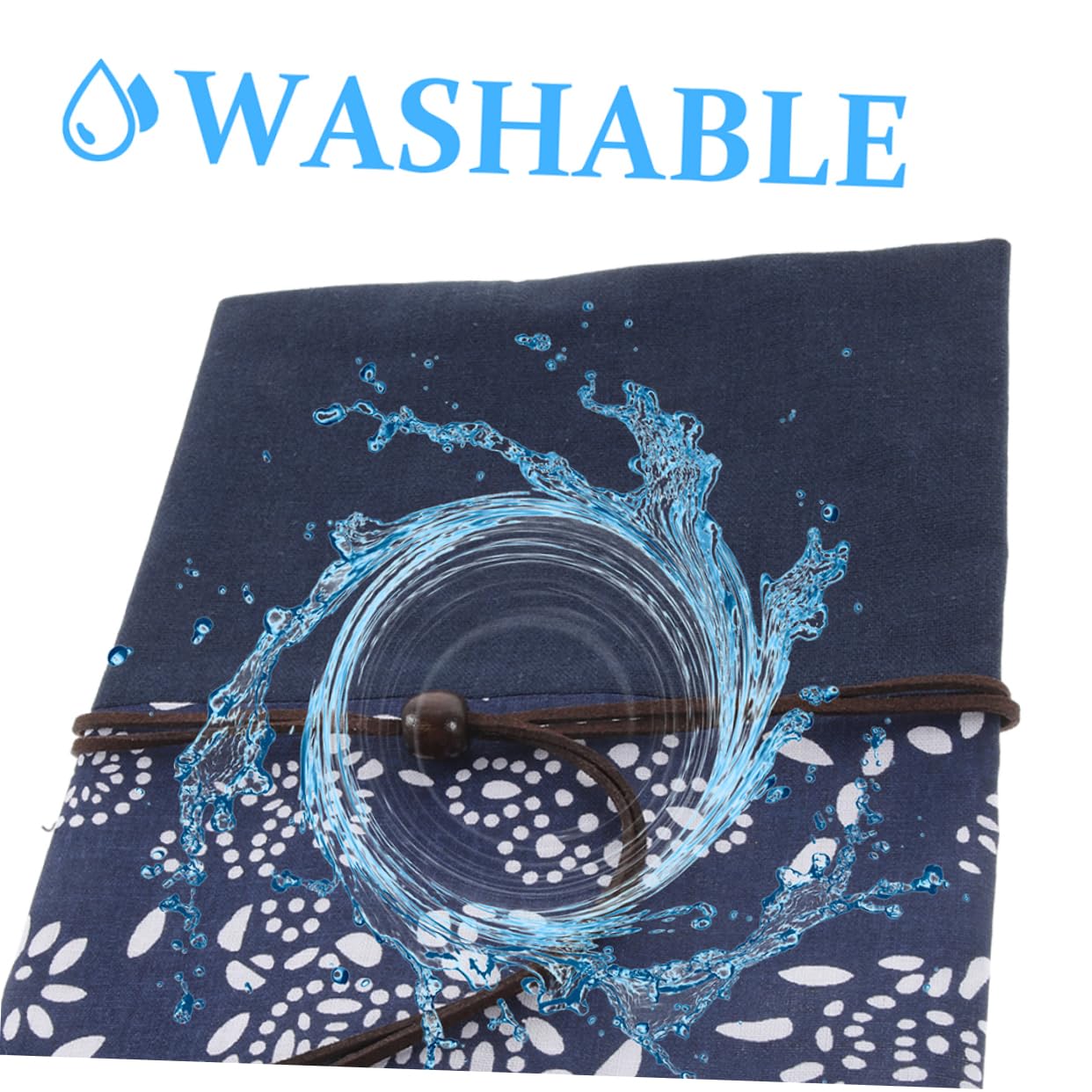 SHINEOFI Lot De 4 Housses De Protection En Tissu Teint Bleu Encre Pour Livre Distributeur De Ruban Adhésif Pour Scrapbooking Sacs Pour Livres Support Pour Pochettes De Livres Film