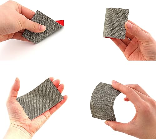 Miniatura 25 de Z-Lion Hojas de papel abrasivo de diamante 60 papel de lija de diamante de grano para moler cerámica de vidrio de piedra #60,120#