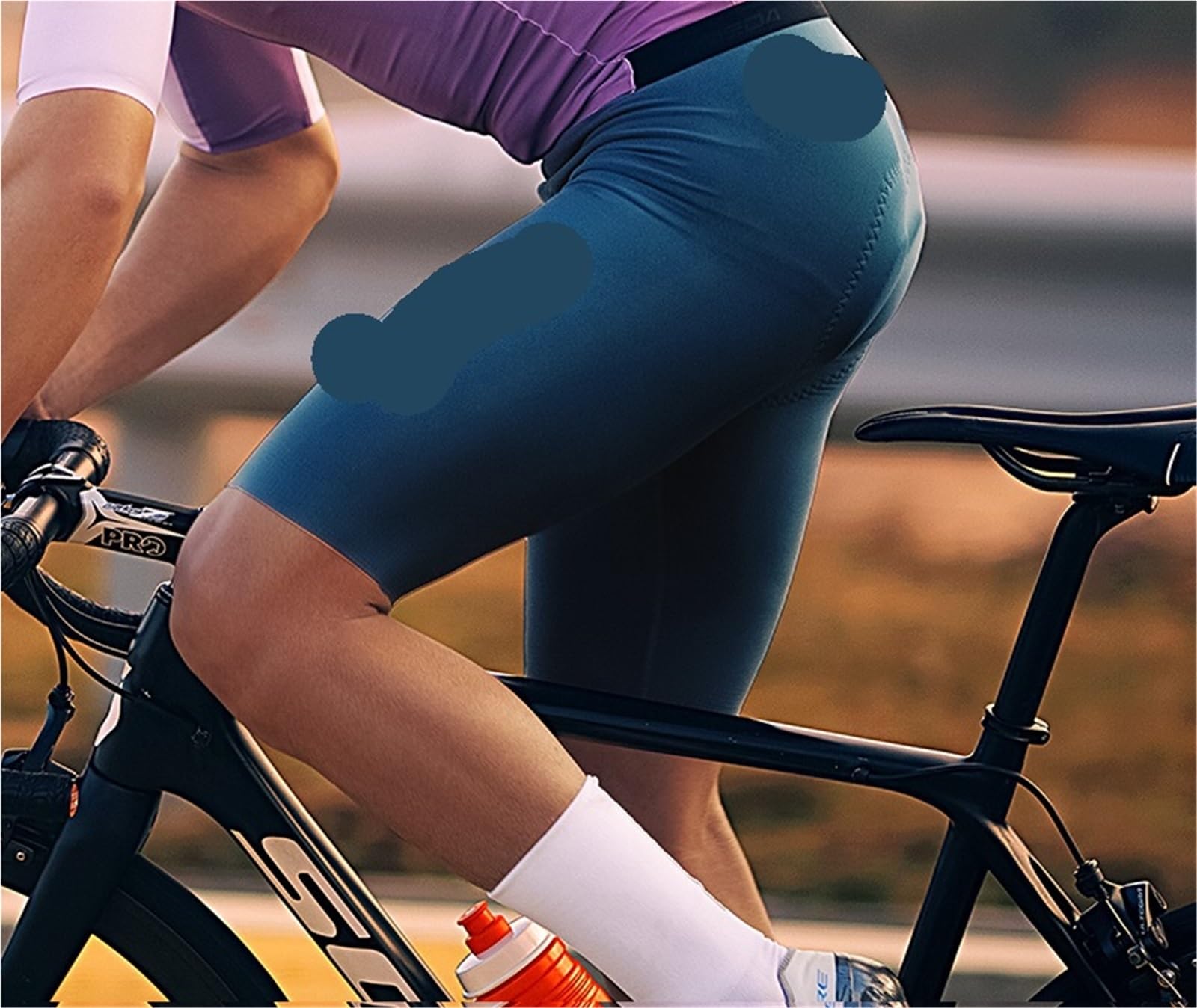 Pantaloncini da Ciclismo Pantaloncini da Ciclismo, Pantaloni da Uomo, Pantaloncini da Ciclismo da Montagna Professionali, Pantaloncini da Ciclismo da Uomo per Uomo(Blue,XXXL)