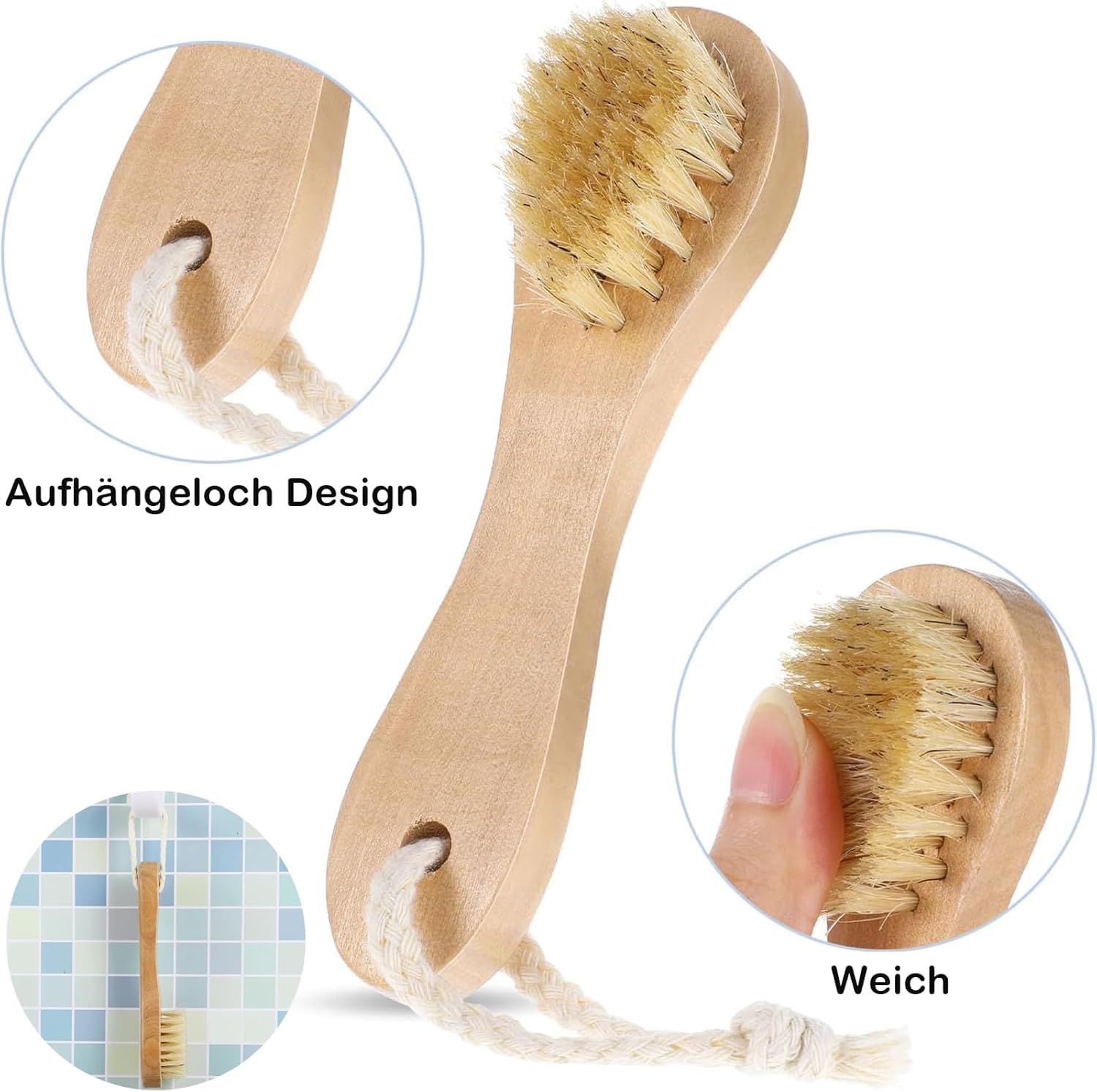 Brosse à Légumes 5 Pièces Legume Brosse à Champignon Poignée Ergonomique