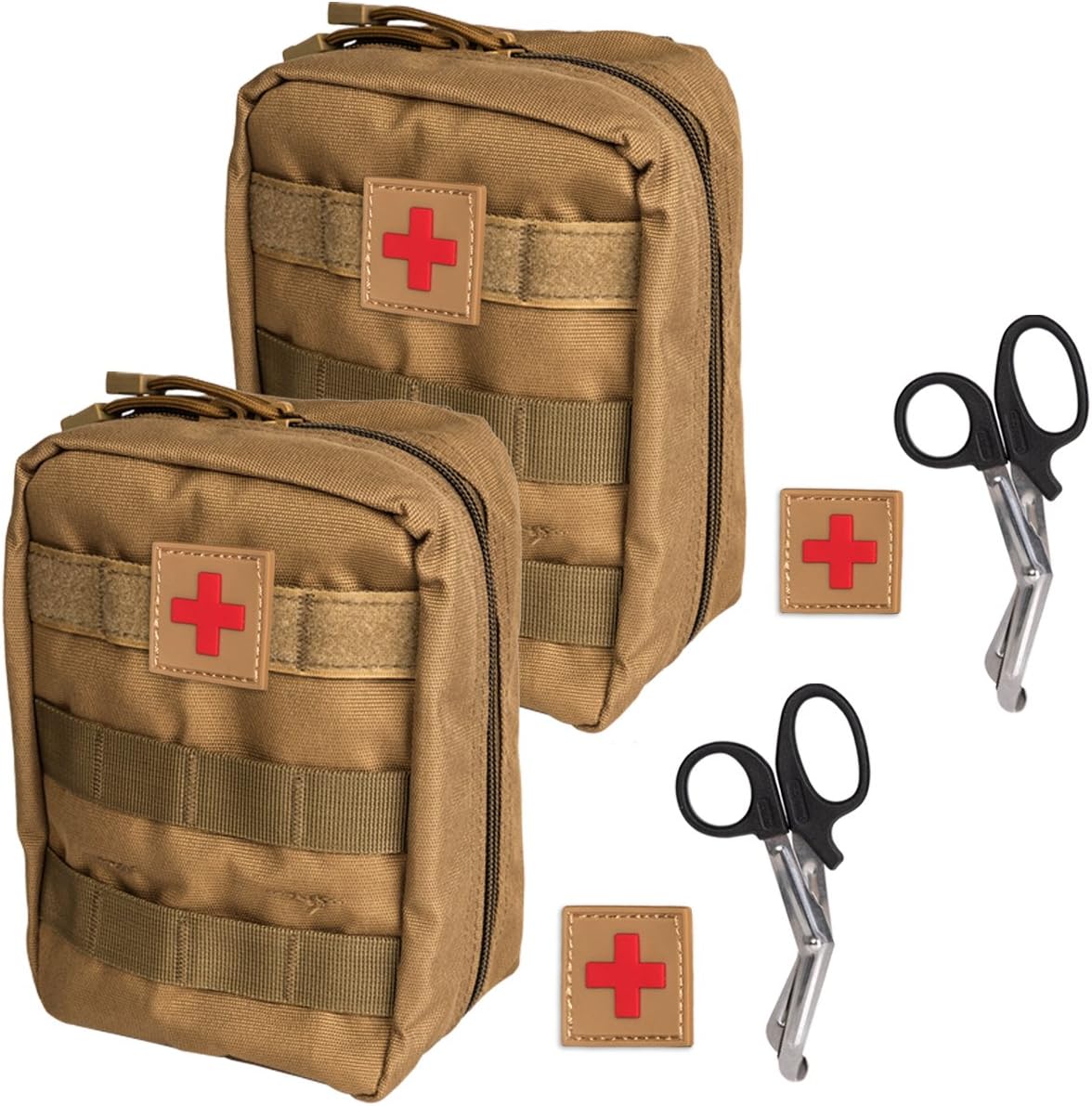 Krisvie Rip-Away EMT Pouch Pouch Molle Pouch First Aid Kit Utility Pouch 1000D Nylon