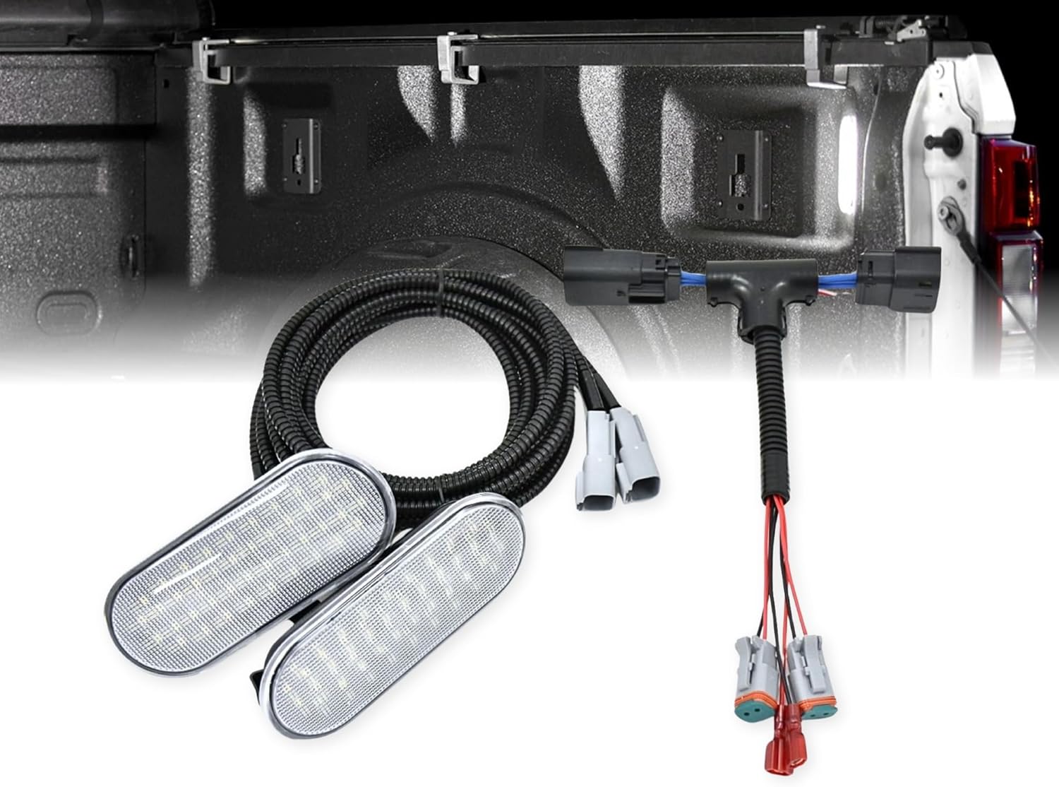 Kit de luces LED para caja de camión Ford Super Duty 2017-2022