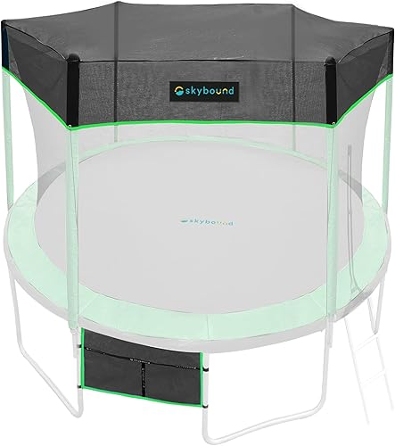 Miniatura 4 de SkyBound Cubierta de tienda de trampolín recreativo para 10, 12, 14, 15, 16 pies, se adapta solo a postes rectos redondos de trampolín - Funda de