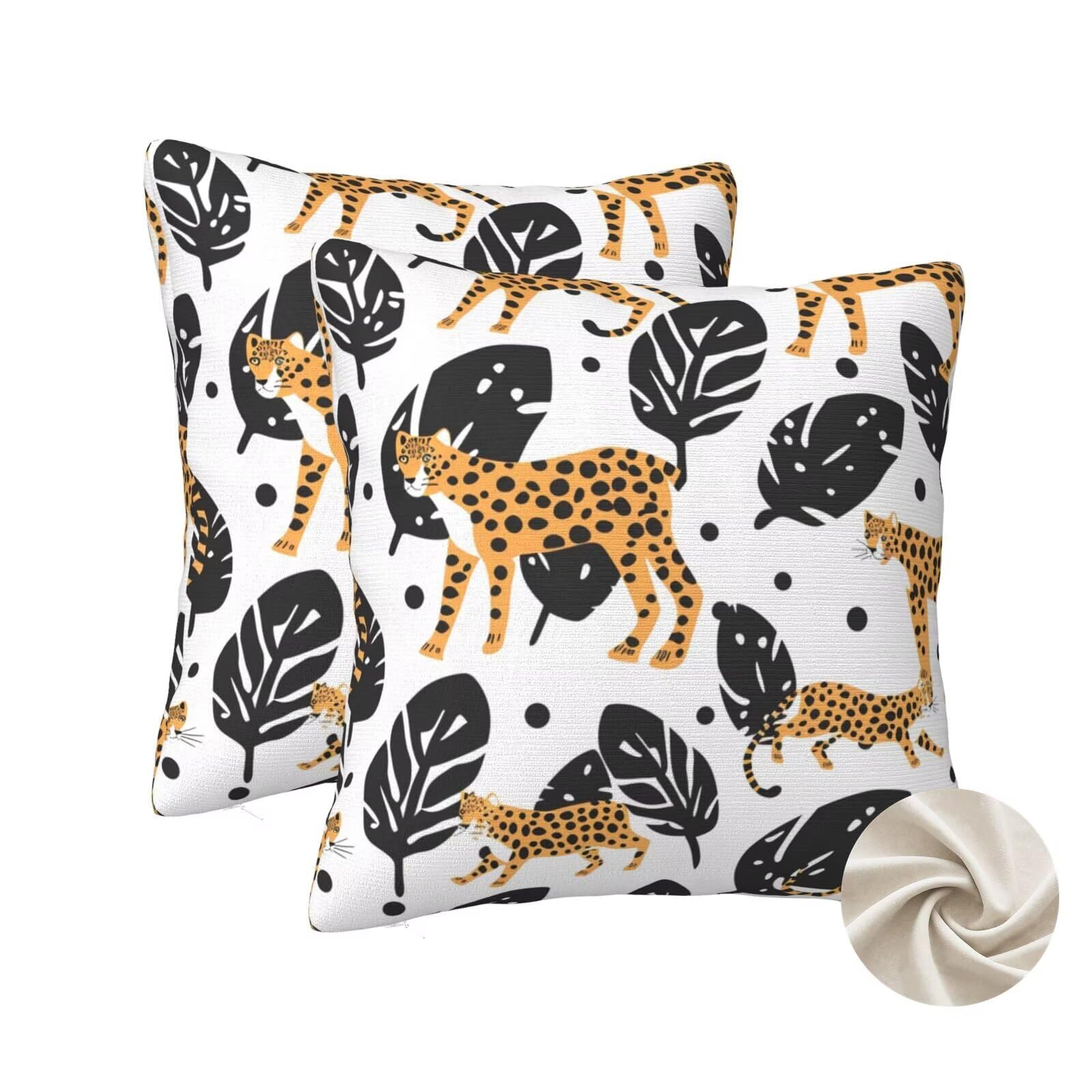 Housses de coussin les plantes 60x60 pour rafraîchir un canapé usé