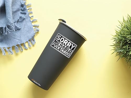 Miniatura 3 de IMPERIAL VIBES Adhesivo Sorry No Hablo Fuctardo - Calcomanías de vinilo para automóvil, camión y camioneta - Adhesivo interior y exterior - Adhesivo