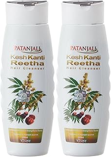 PATANJALI Kesh Kanti Reetha Hair Cleanser Shampoo, 200ml Pack of 2