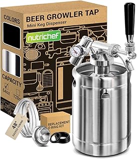 NutriChef Pressurized Growler Beer Dispenser
