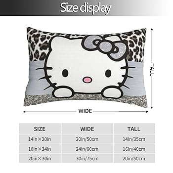 Amazon｜ヒョウ柄 ハローキティ アニメ 枕カバー 軽量 抱き枕