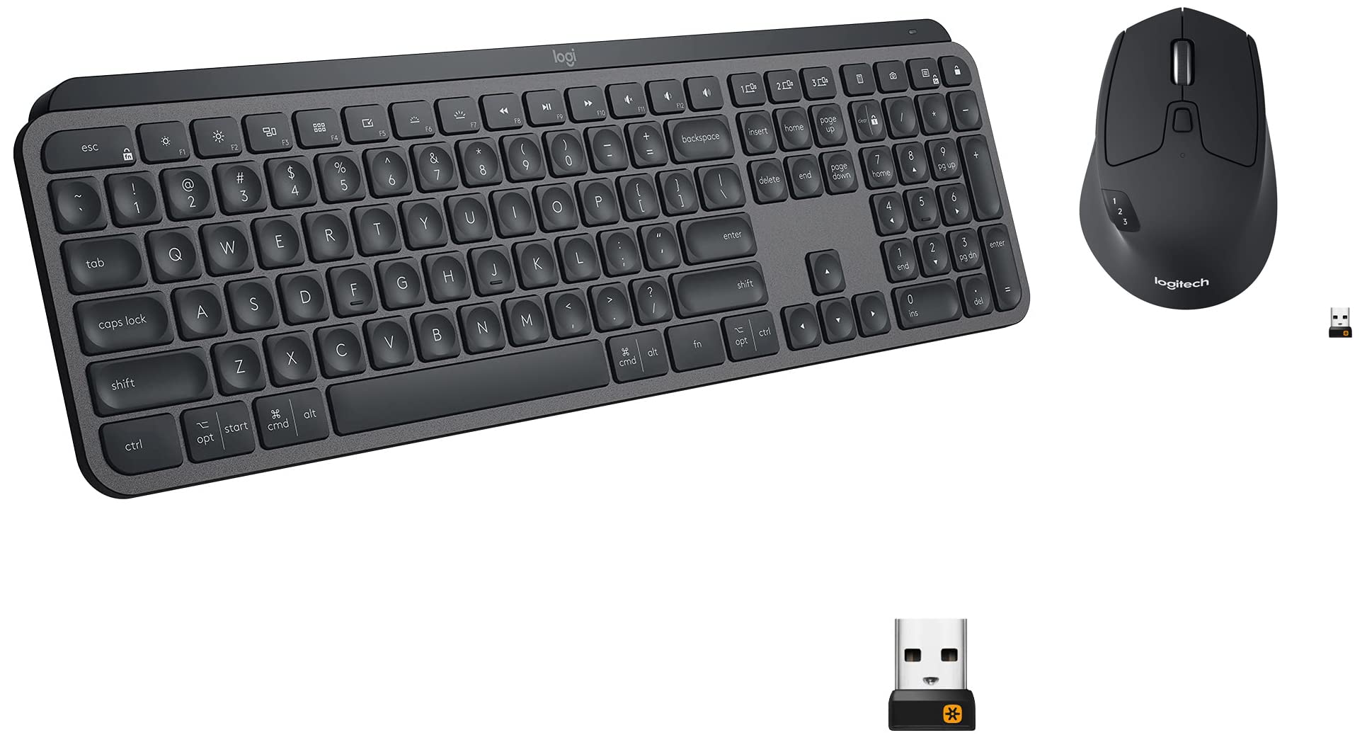 Buy Logitech MX Keys Advanced Illuminated Wireless Keyboard, Bluetooth