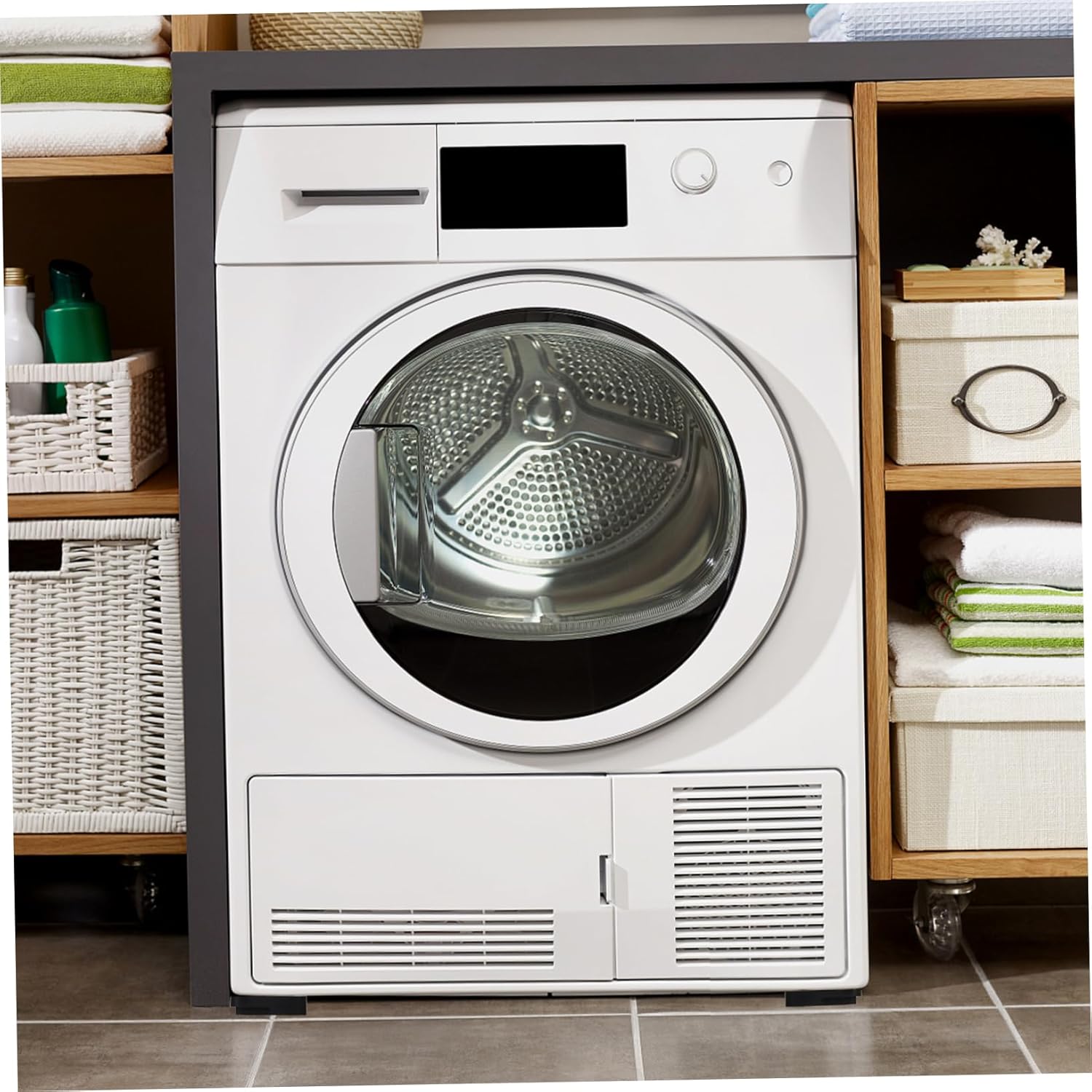 8pcs Non- -Skid Pads for Appliances Furniture Feet Reinforcement Mats for Washing Machine Refrigerator Shock-Absorption Load-Bearing