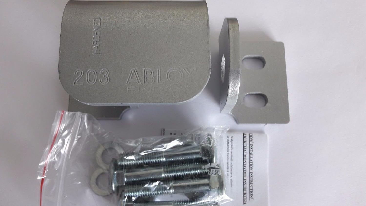 ABLOY PL203 Locking Plates For Left - Handed Doors Hasp For Padlocks Grade 4-6.
