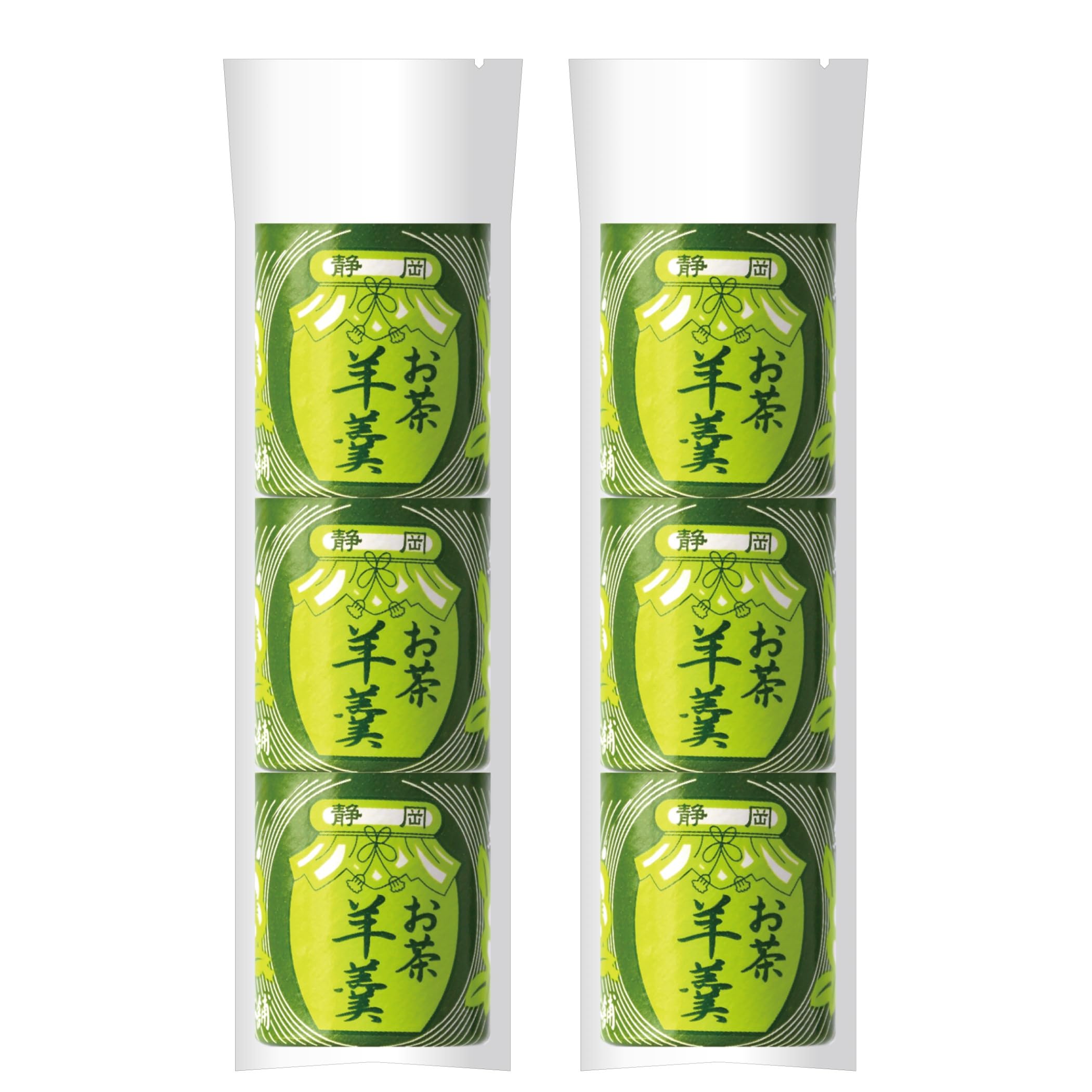 Amazon | 株式会社三浦製菓 お茶羊羹 (3個入×2本) | 株式会社三浦製菓 