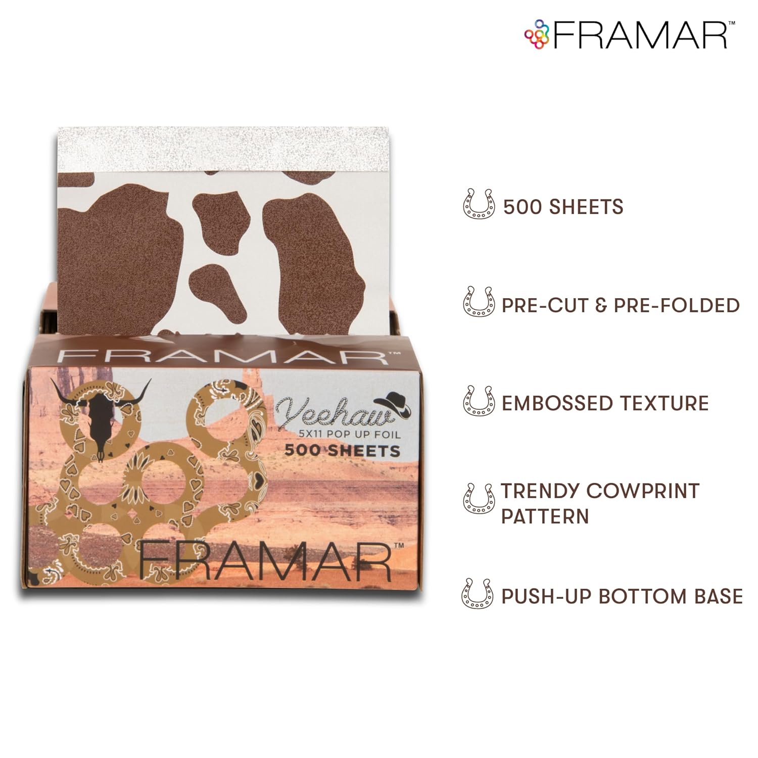Framar Hair Foils For Highlighting - Shampoo Screen Salon Cape