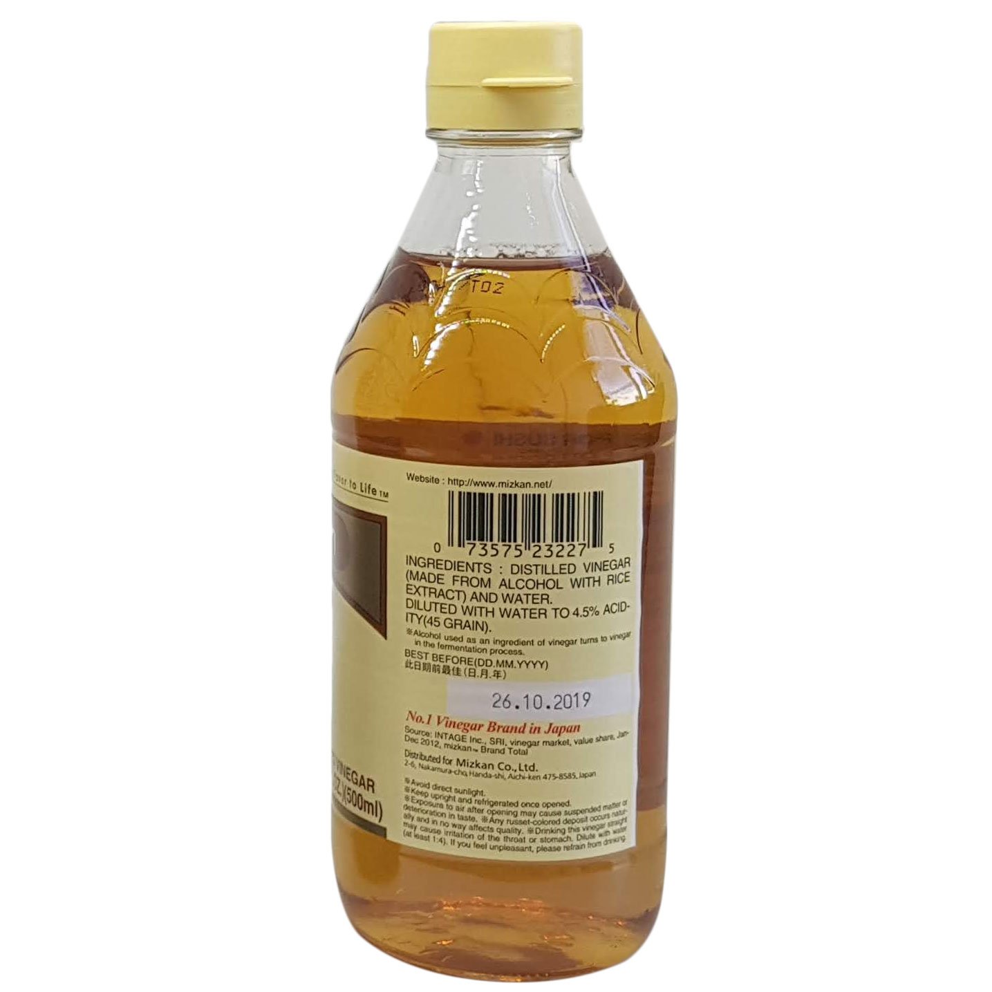 MIZKAN Vinagre De Riz Japonais Spécial Pour Sushis 1x500ML