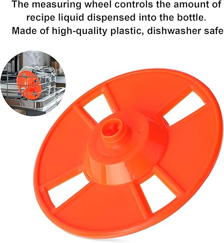 Miniatura 4 de 5 piezas de repuesto para Baby Brezza Formula Pro Advanced & WiFi Models Maker FRP0046 FRP0047 FRP0048 FRP0066, incluye raspador de goma agitando