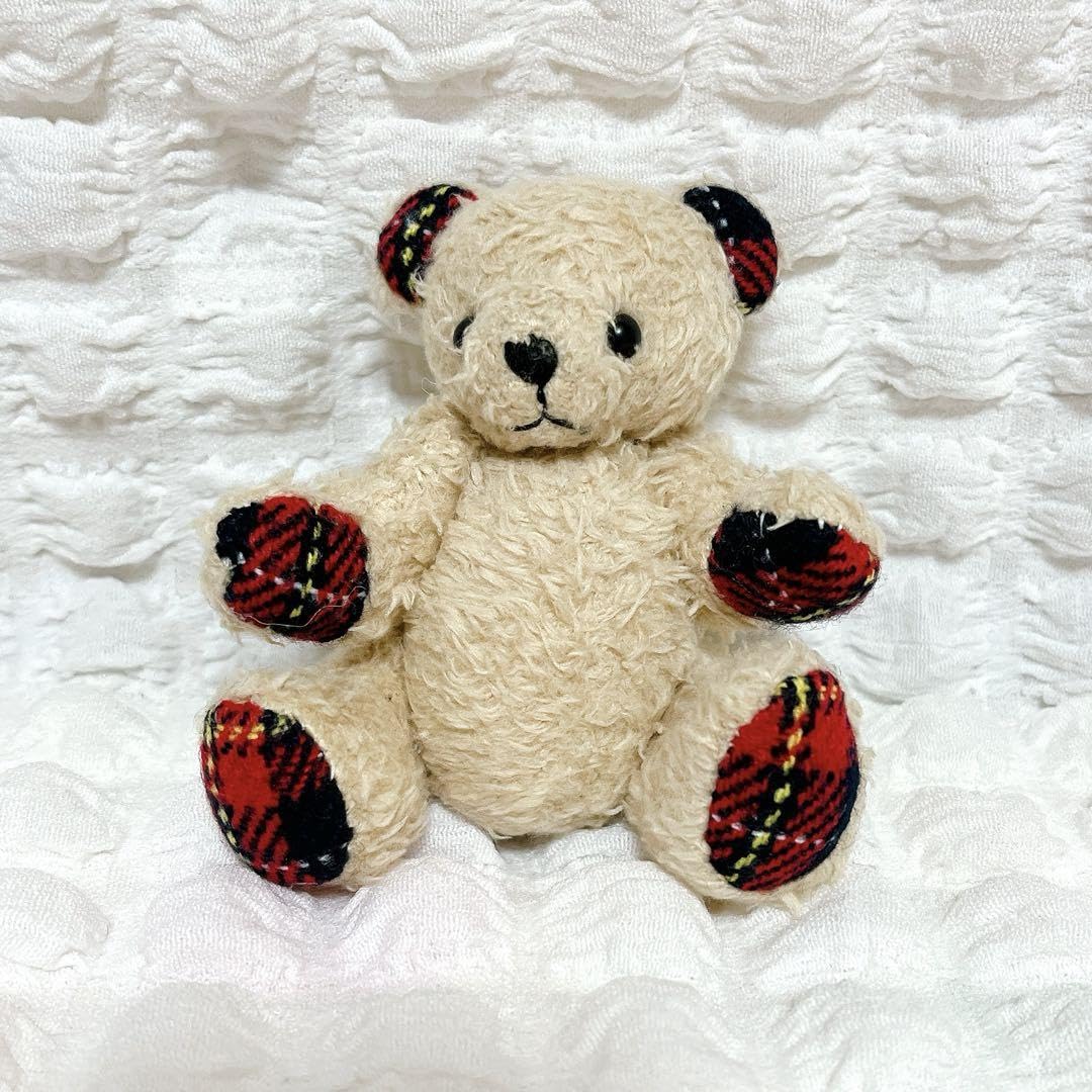 クマのぬいぐるみ チェック柄シャツ Amazon.co.jp: テディベア クマ マスコット ぬいぐるみ チェック