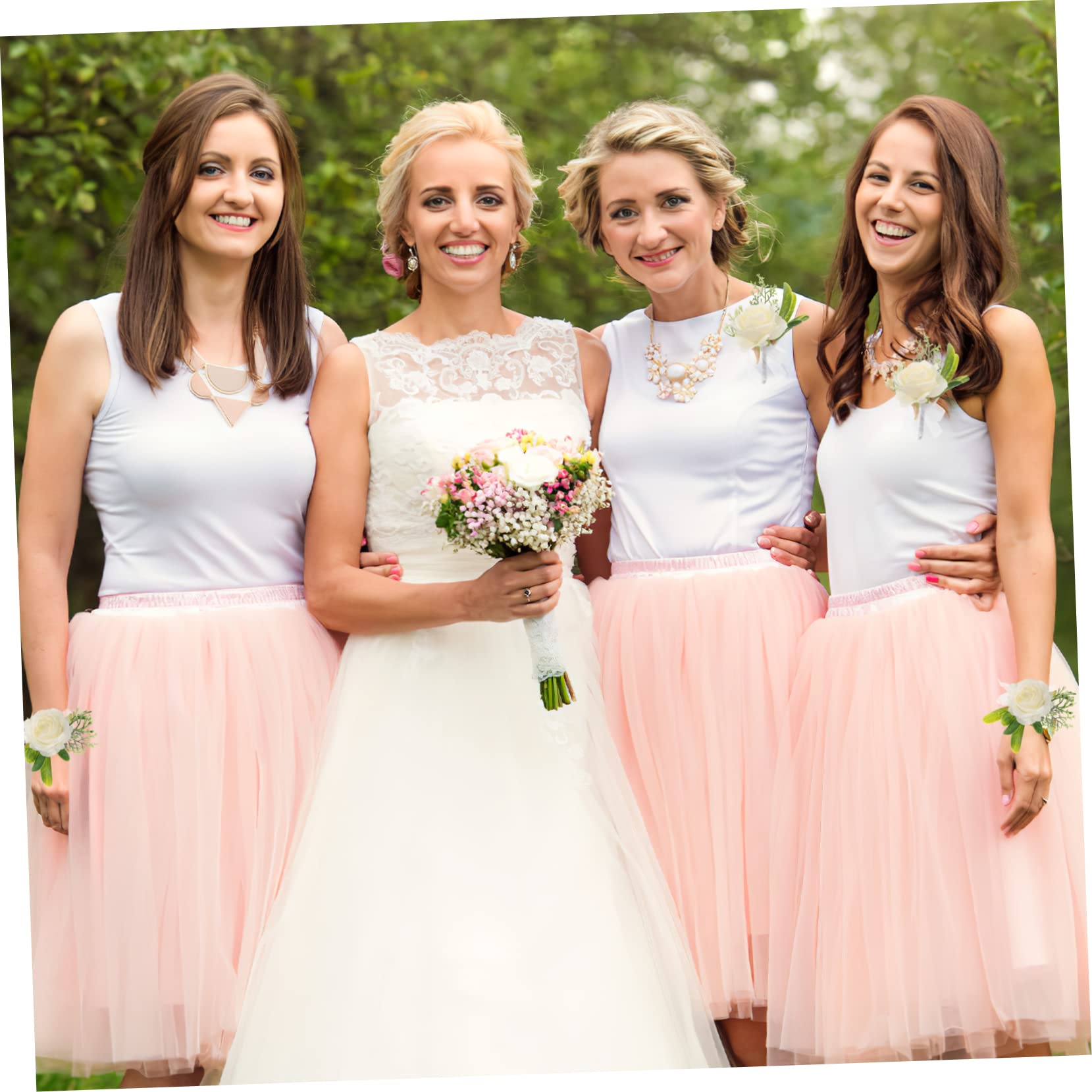 SOIMISS 5sätze Elegante Handgelenk-corsage Mit Perlen Für Hochzeiten Künstliche Blumenarmbänder Für Bräutigame Und Hochzeitsgäste Und Stilvoll Teiliges