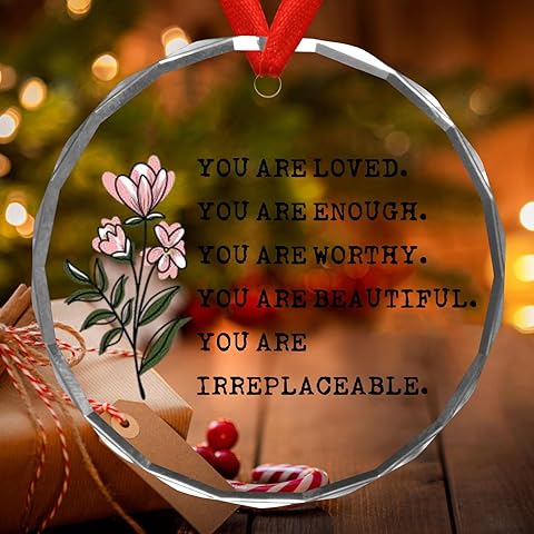 Inspirational Christmas Ornaments Inspirational Gift for Women Thank You Ornaments ...
