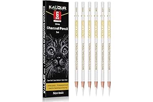 KALOUR White Charcoal Pencils: Empower Your Artistic Expression
