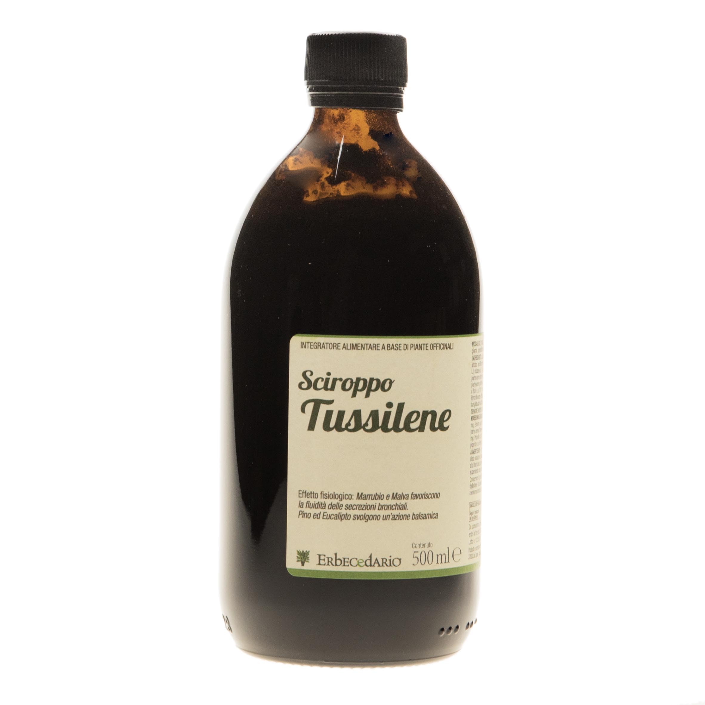 Sciroppo balsamico tussilene per adulti e bambini 500ml, sciroppo tosse con propoli e pino silvestre favorisce la fluidità delle secrezioni bronchiali - Made in Italy