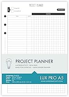 Vista 3 de LUX PRO A5 - PAQUETE DE REFILL - Libreta de direcciones - LUX PRODUCTIVITY