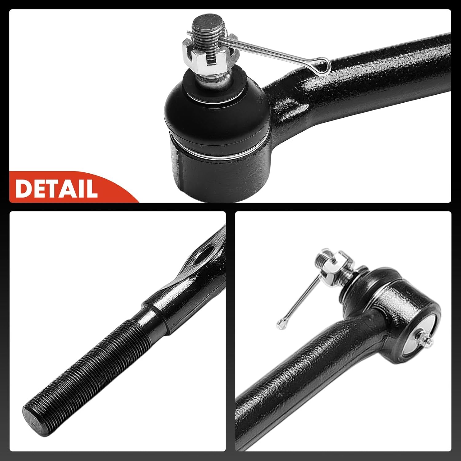 A-Premium Front Outer Right Tie Rod End, Compatible with Jeep XJ Series Cherokee 1991-2001, MJ Series Comanche 1991-1992