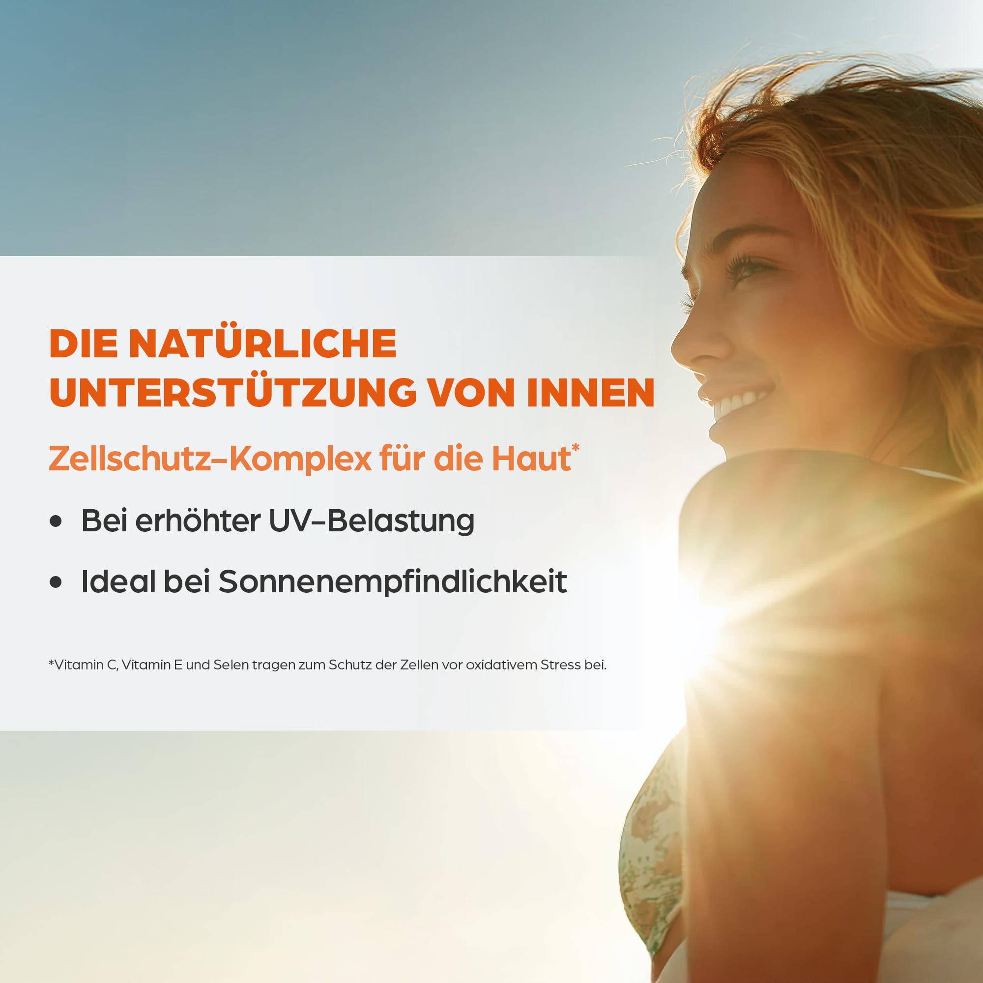 Dr. Böhm SonnenCarotin: Zellschutz-Komplex mit Beta-Carotin für die Haut, bei erhöhter UV-Belastung & Sonnenempfindlichkeit, 60 Dragees