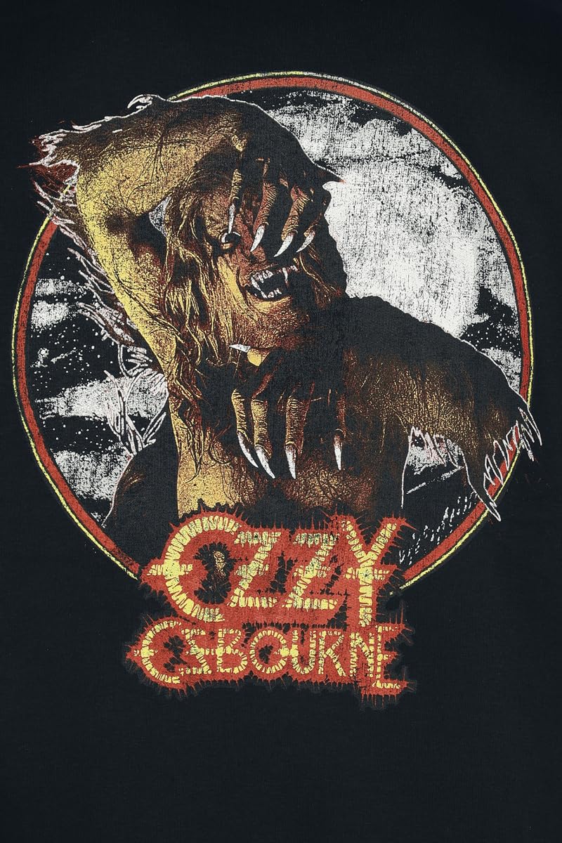 Ozzy Osbourne Logo Bark Männer Kapuzenpullover schwarz Band-Merch, Bands