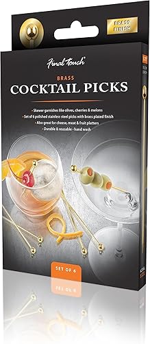 Miniatura 6 de Final Touch Selecciones de cóctel de acero inoxidable (FTA7307-15)