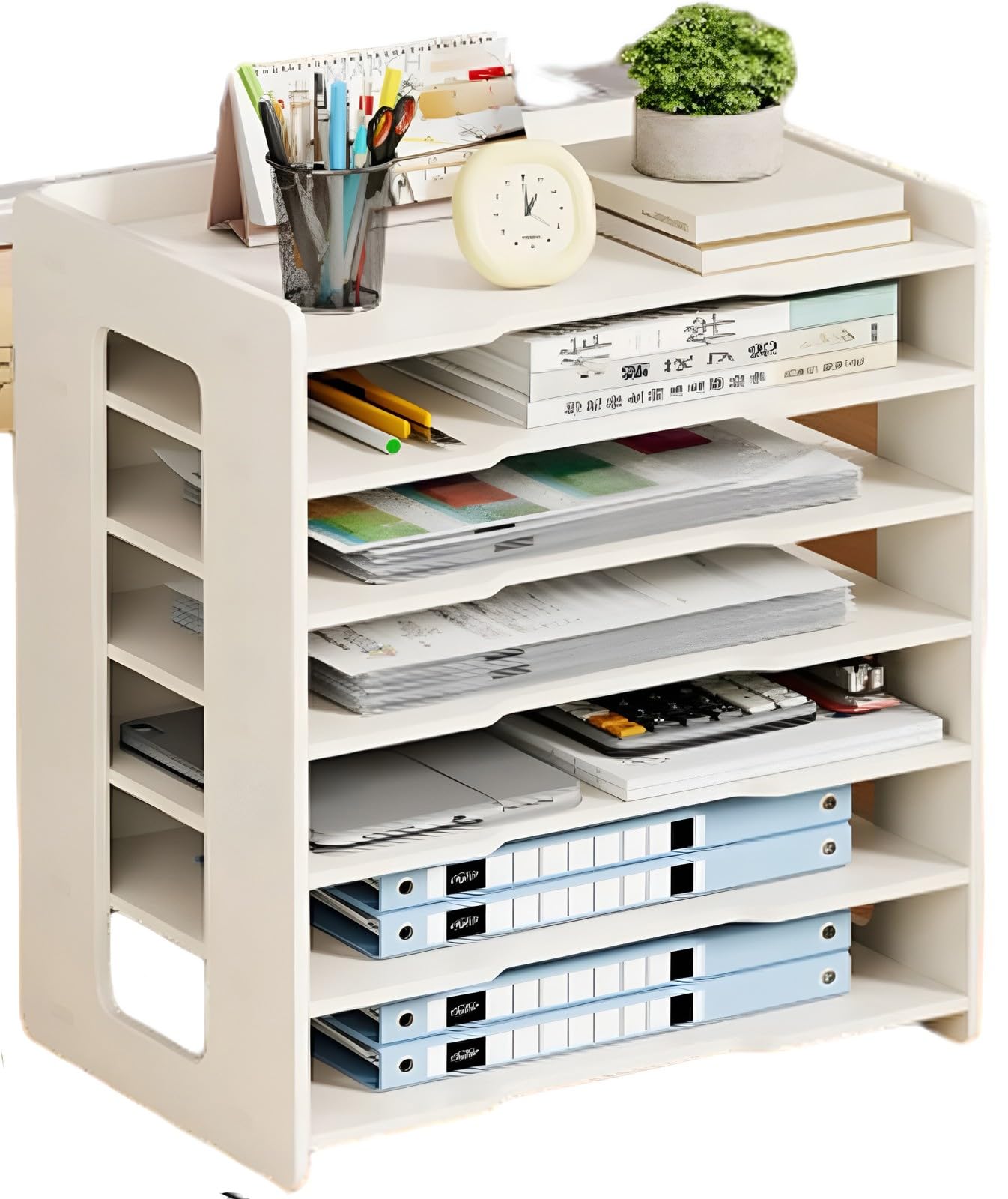 A3 Paper Storage Shelf, Stackable Design with 12 Shelves, Ideal for Organizing and Storing A3 Paper, Durable and Space-Saving Solution