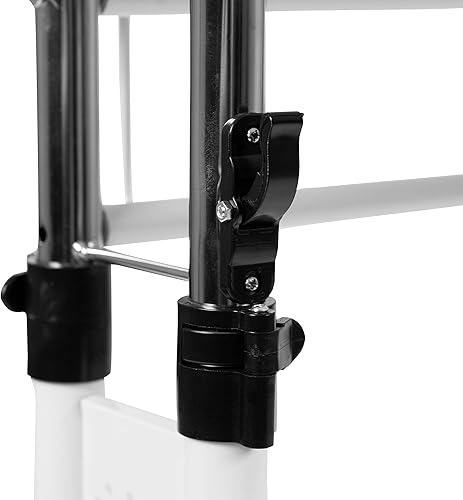 Miniatura 11 de Flash Furniture Fairway - Escritorio de oficina en casa, altura ajustable (27.25-35.75 pulgadas de alto), color blanco