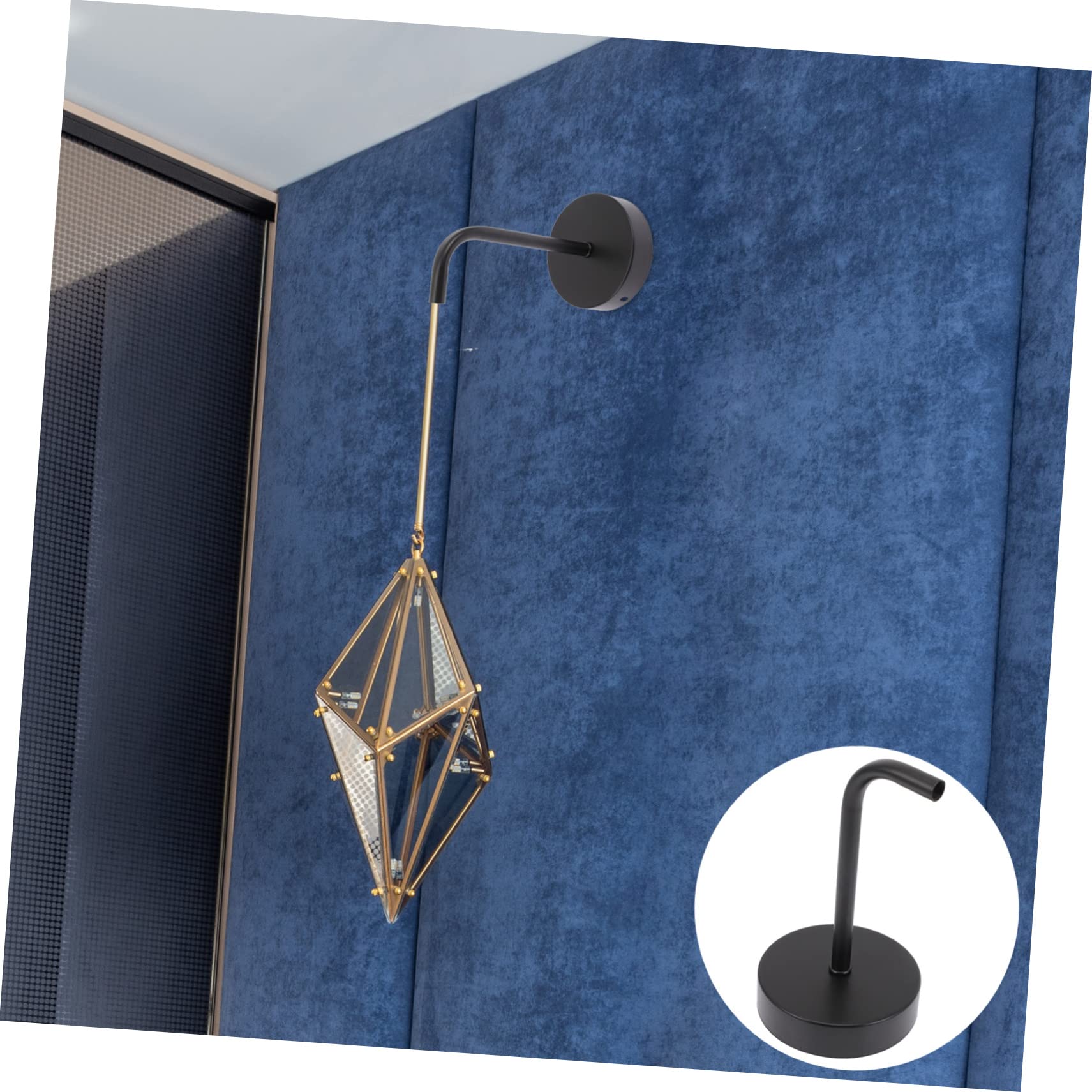 Housoutil 2 Set Accessori Per Lampade Parete Supporto Per Tubo Dell'Acqua Stand Appeso Lampadario Appeso Applique Parete Luce Staffa Del Basamento Lampada Stand Supporto Della