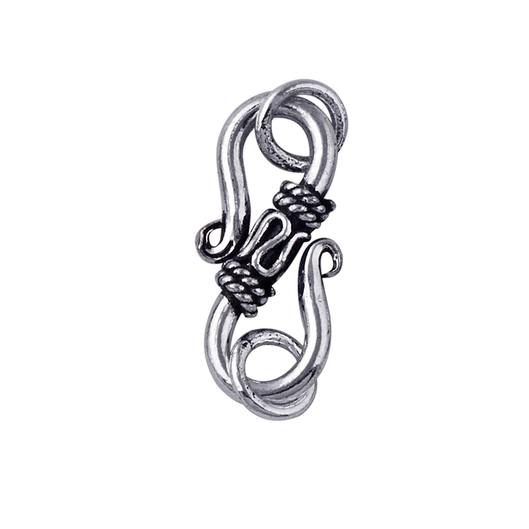 Silver Overlay ''S'' Hook CSF-112-24MM