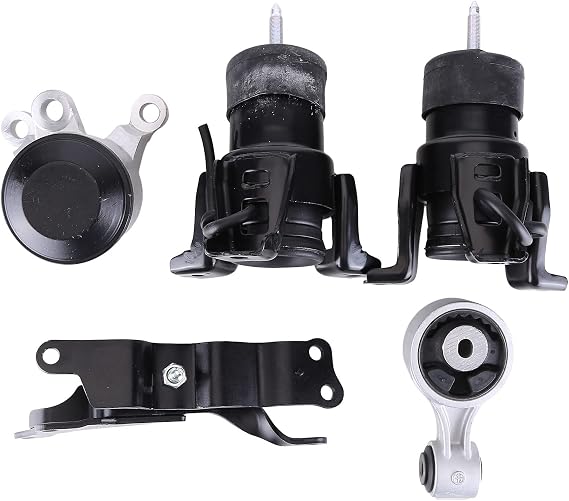 5PCS Engine Motor Trans Mount Set Auto Compatible with 2007-2012 Nissan Altima CVT 2009-2014 Maxima 3.5L Engine Mount Motor Hydraulic Torque Strut Mount A4355HY A4365HY A4371HY A7363 A7361