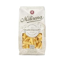 La Molisana, Fusilli n. 28, Pasta da Solo Grano Italiano – Trafilata al Bronzo, Ruvida e Tenace con Eccellente Tenuta in Cottura – Confezione da 500 g
