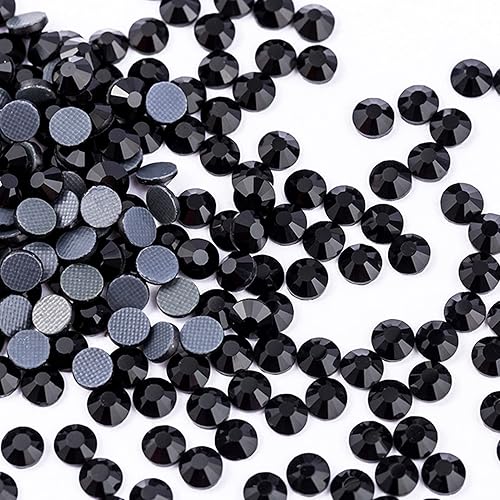 Miniatura 6 de Briskbloom - 720 diamantes de imitación termoadhesivos SS20 de 0.197 in, cristales termoadhesivos con parte trasera plana para manualidades, ropa,