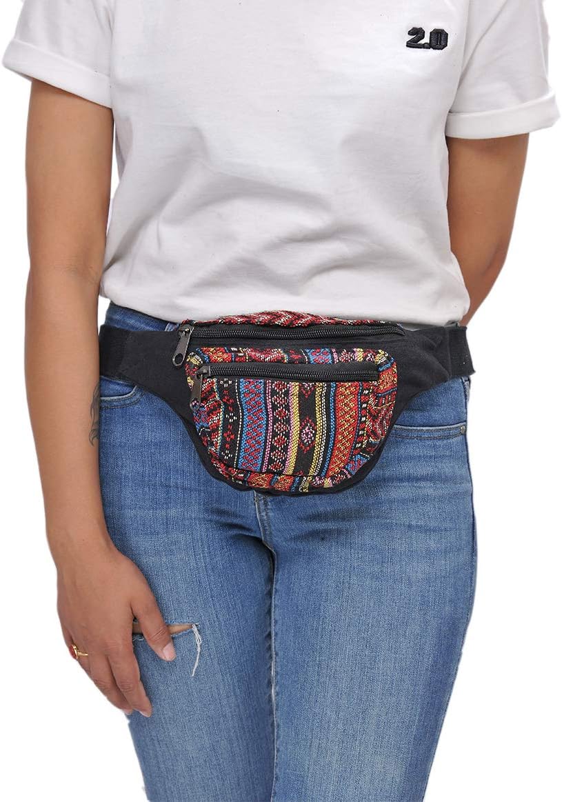 The Collection Royal Handmade Festival Waistpack Boho Hippie Waist Bag Hip Bum Running Belt Fanny Pack Travel Utility Belt Unisex