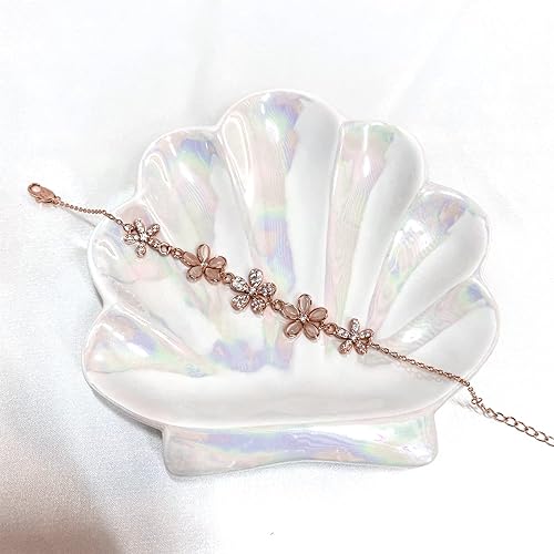 Miniatura 6 de Plato de joyería de cerámica, bandeja para joyas, lindo organizador de joyas, accesorios de decoración de tocador, bandeja decorativa para