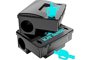 Kat Sense Outdoor Mouse Traps: Dog-Friendly, Reusable Humane Traps for Mice, Chipmunks and Squirrels