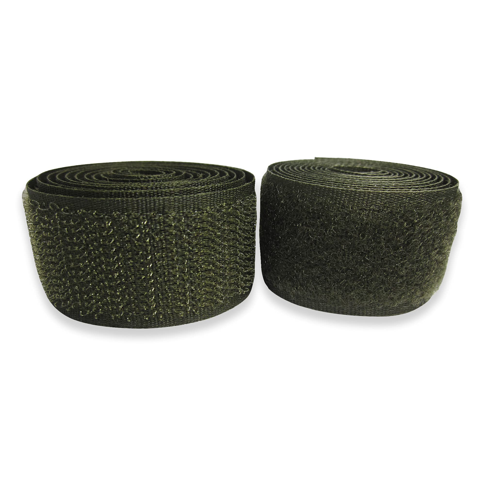 Amazon.com: 1 Inch Wide Ranger Green Sew on Hook and Loop Tape Non 