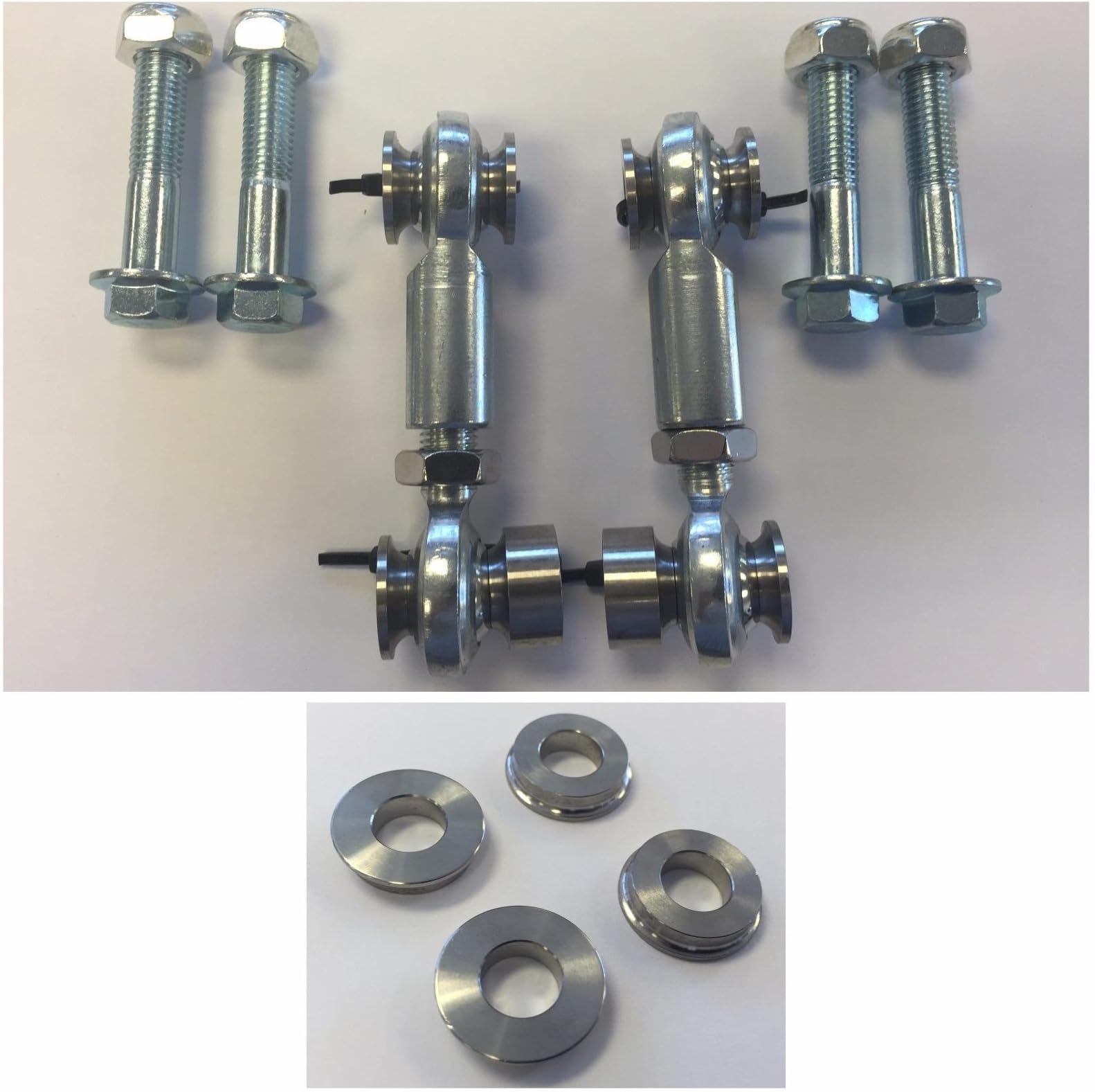 1320 Performance Rear adjustable Sway Bar End Links & SS sway bar inserts Type R