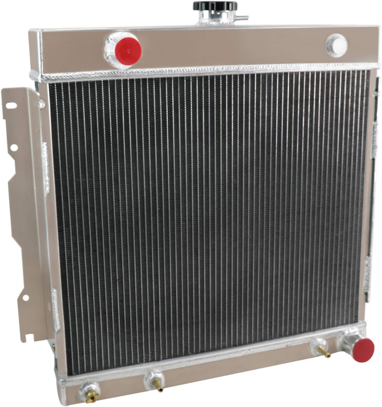 4 Row Core Aluminum Radiator for 1970-1979 Dodge Plymouth D/W 100 200 300 Pickup Van, Ramcharger Charger V8 Cars Van Full Aluminum Radiators