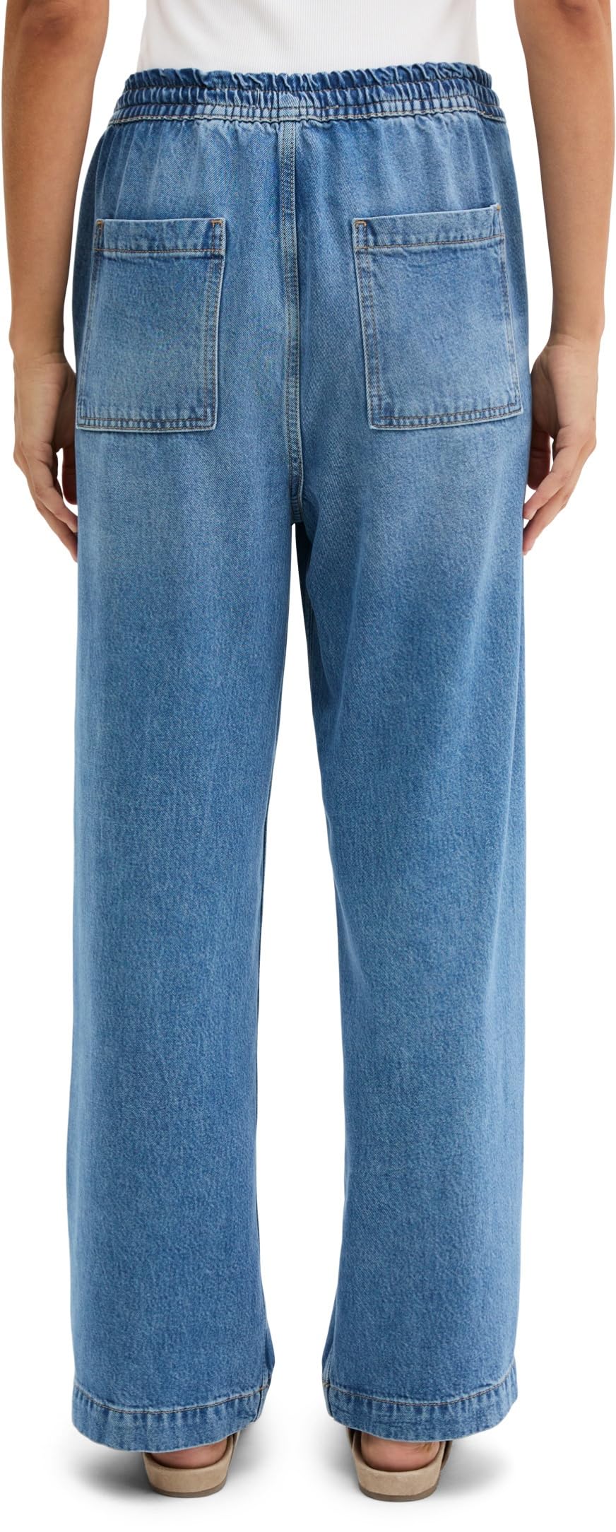 Marc OߴPolo Damen Jeanshose Cropped Straight Fit