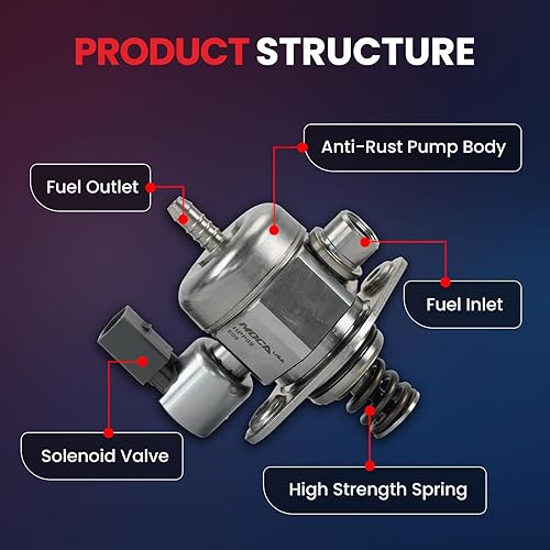 Miniatura 3 de MOCA Bomba de combustible de alta presión 06K127025H compatible con 2016-2018 para Audi A6 L4 1.8L, 2017-2018 para Audi TT L4 1.8L, 2018 para