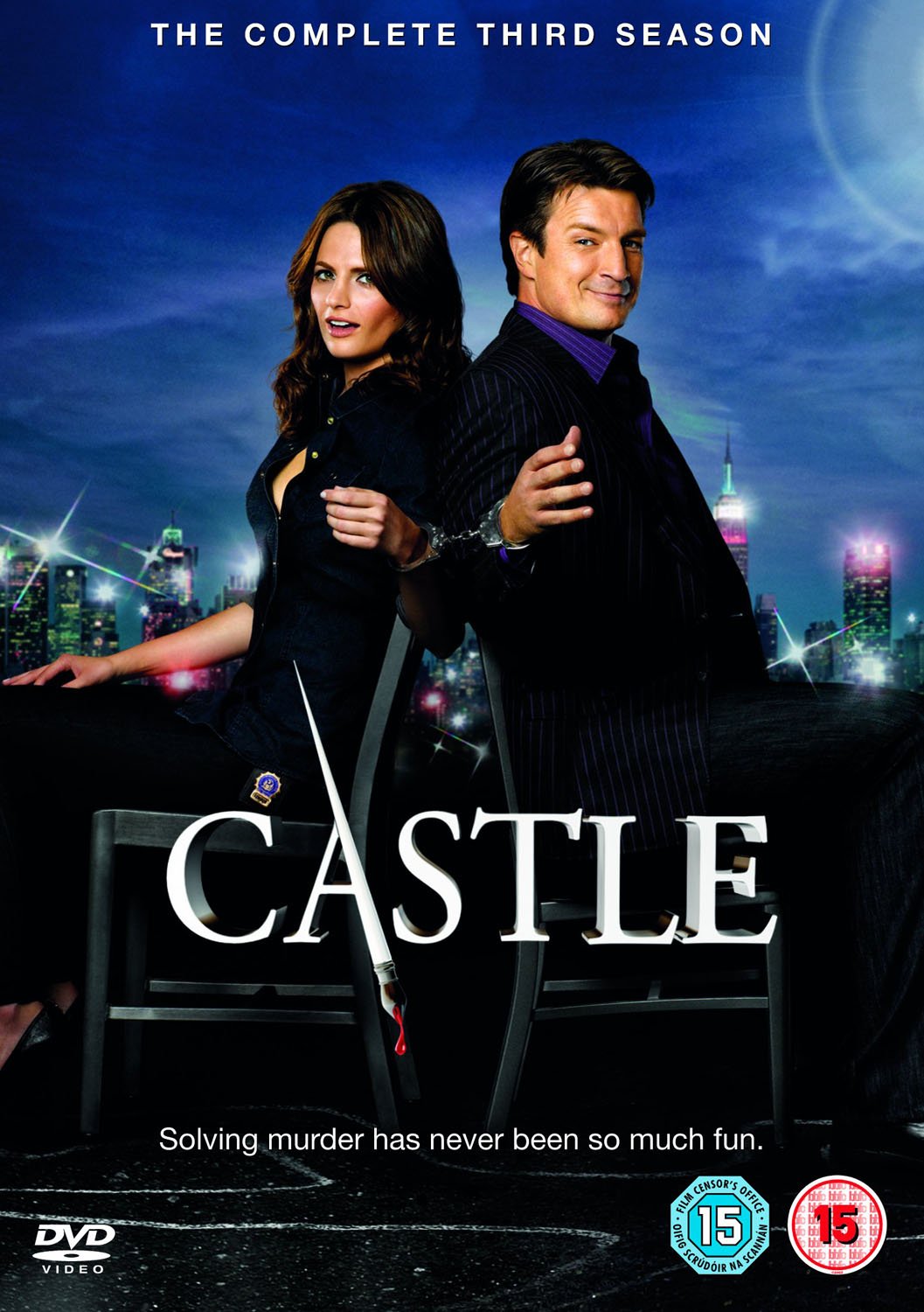 Castle Temporada 3 DVD Reino Unido original importado para amantes del suspense policial