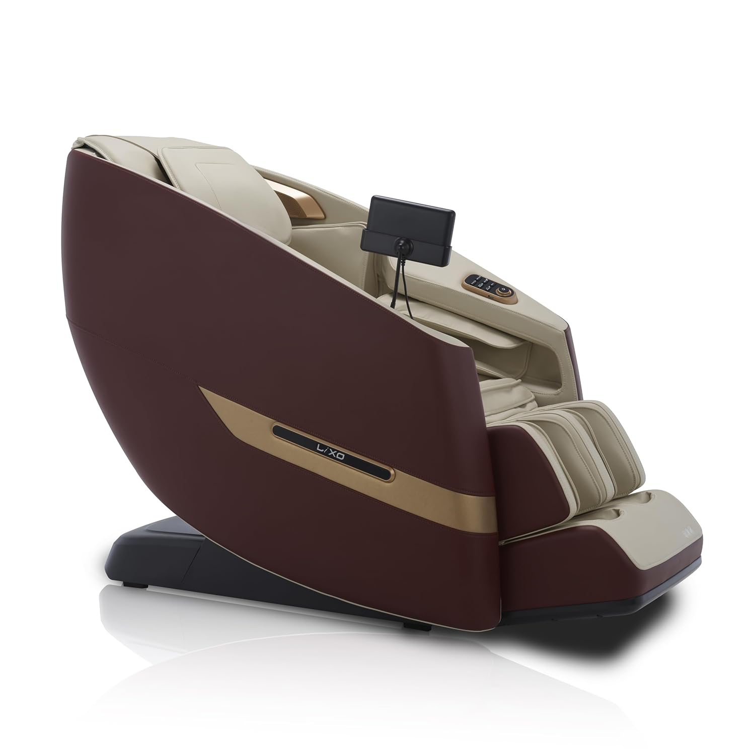 LIXO Massage Chair-Li4400, comfort with 22 auto wellness programs, 4 innovative features, smart voice controller, rotary switch, Bluetooth and LCD screen | Prime triple-core massage chair for full body