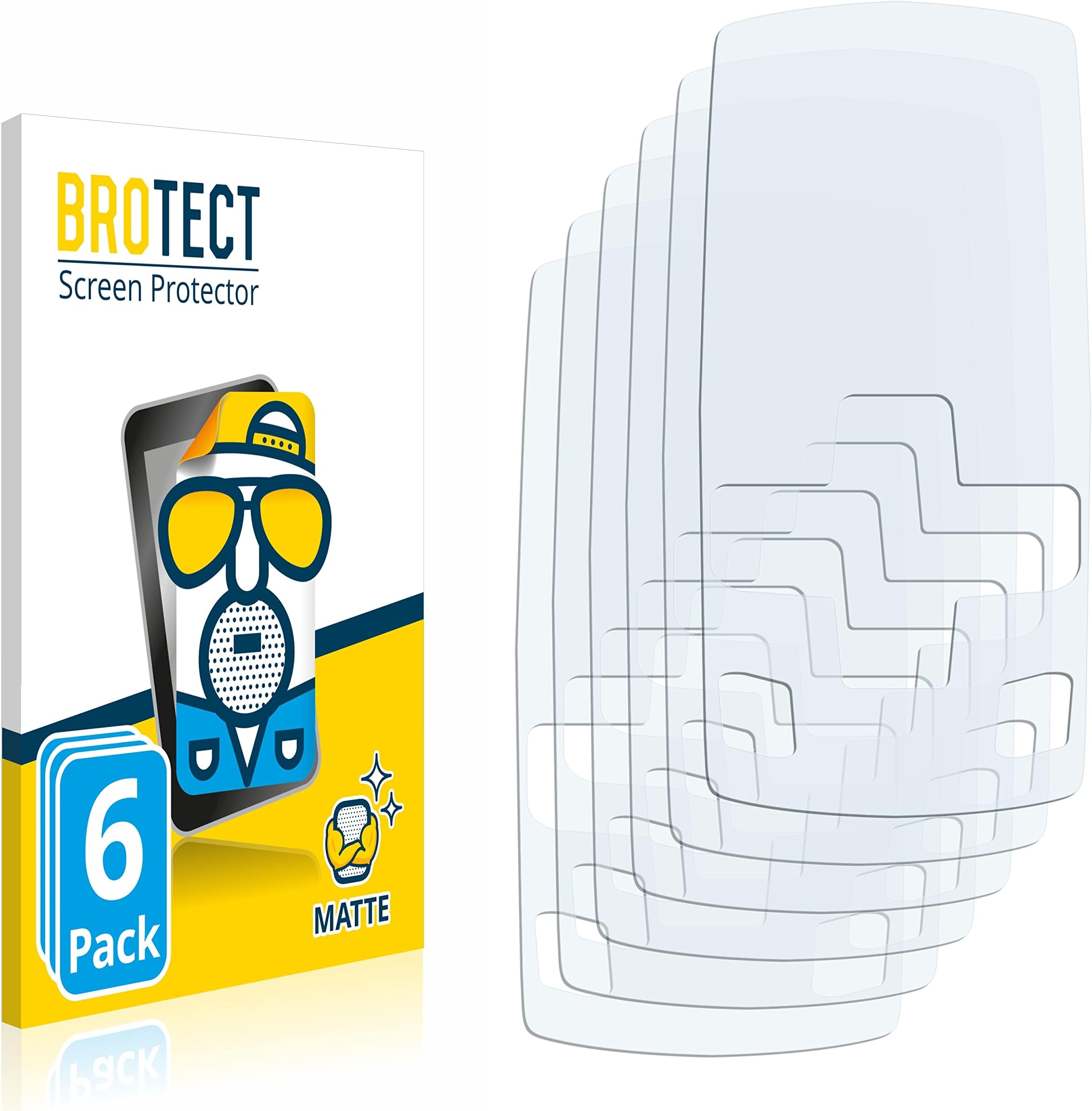 brotect 6-Pack Screen Protector Anti-Glare for Bartec Tech 400sde Screen Protector Matte, Anti-Fingerprint Protection Film
