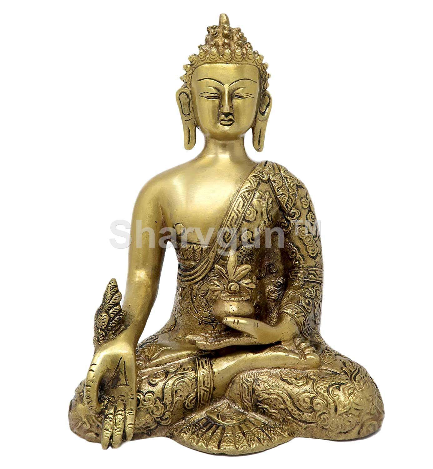 Sharvgun - Estatua de Buda Medicinal de latón para decoración del ...