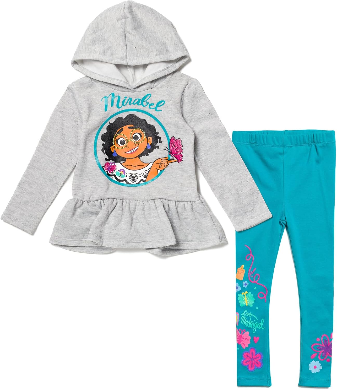 Disney Encanto Mirabel - Sudadera con capucha de forro polar para niñas de niños pequeños a niños grandes