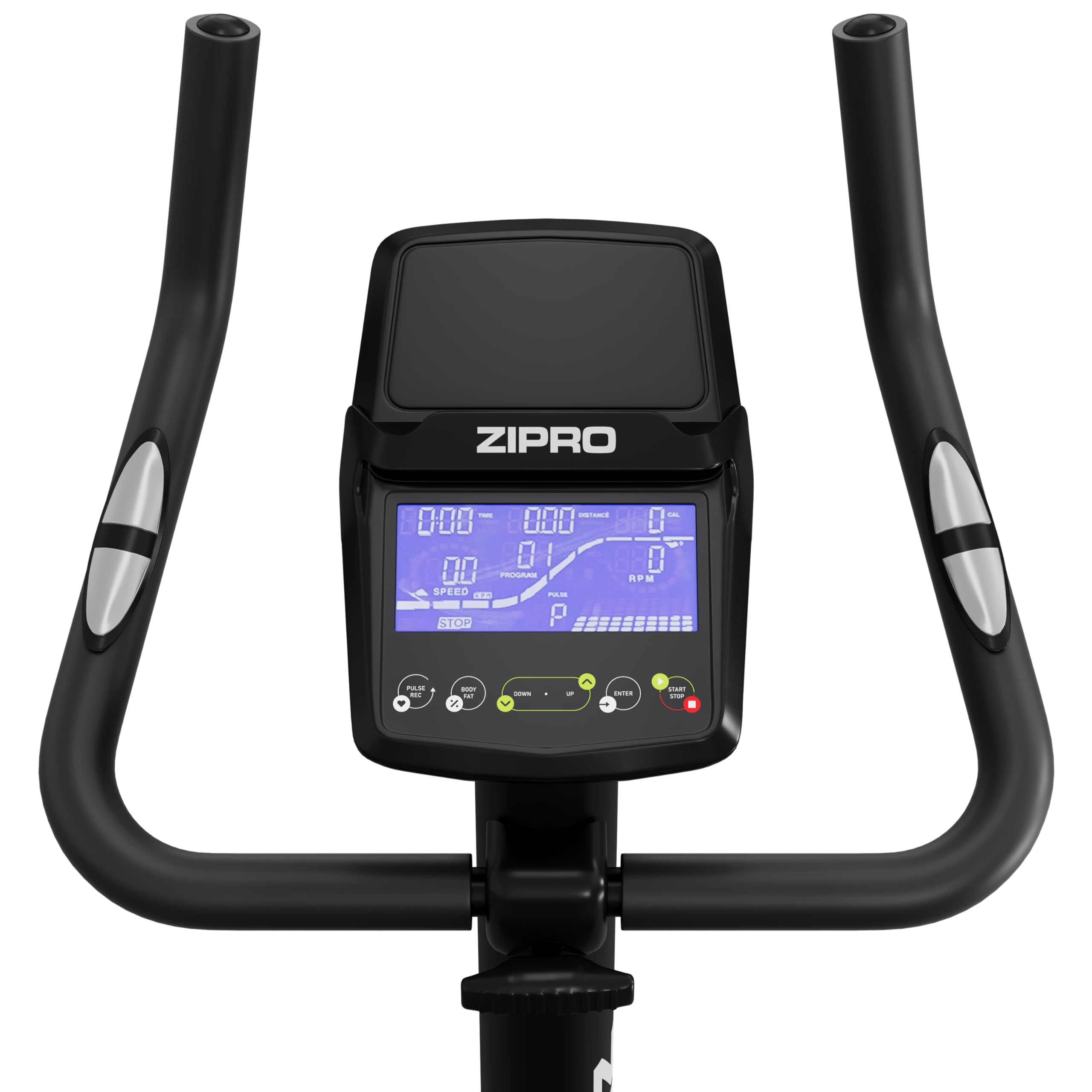 Zipro Cyclette Rave, Fitness Bike Ergometrico, Trainer Magnetico per Bicicletta, Ergometro fino a 120 kg, Bici da Interno, Cyclette per Allenamenti Domestici, Cyclette da Ciclismo con Cavo